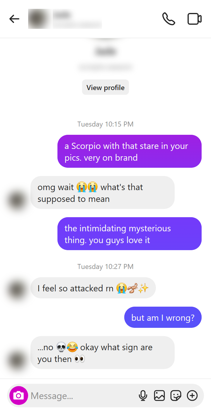 Real DM conversation 6